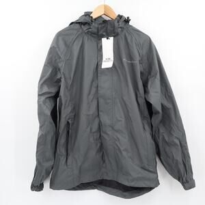 Acme Projects Rain Jacket Removeable Hood 100% Waterproof 1000MM Grey Sz L NEW